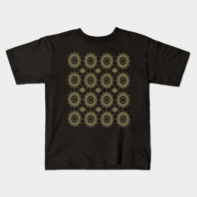 Mandala Flower Pattern Kids T-Shirt by sara99